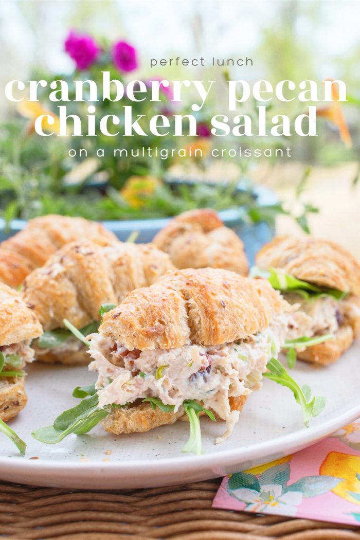 Cranberry Pecan Chicken Salad on a Multigrain Croissant