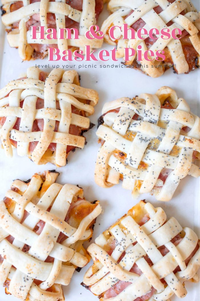 Ham and Cheese Basket Pies | Fun Easter Brunch Idea