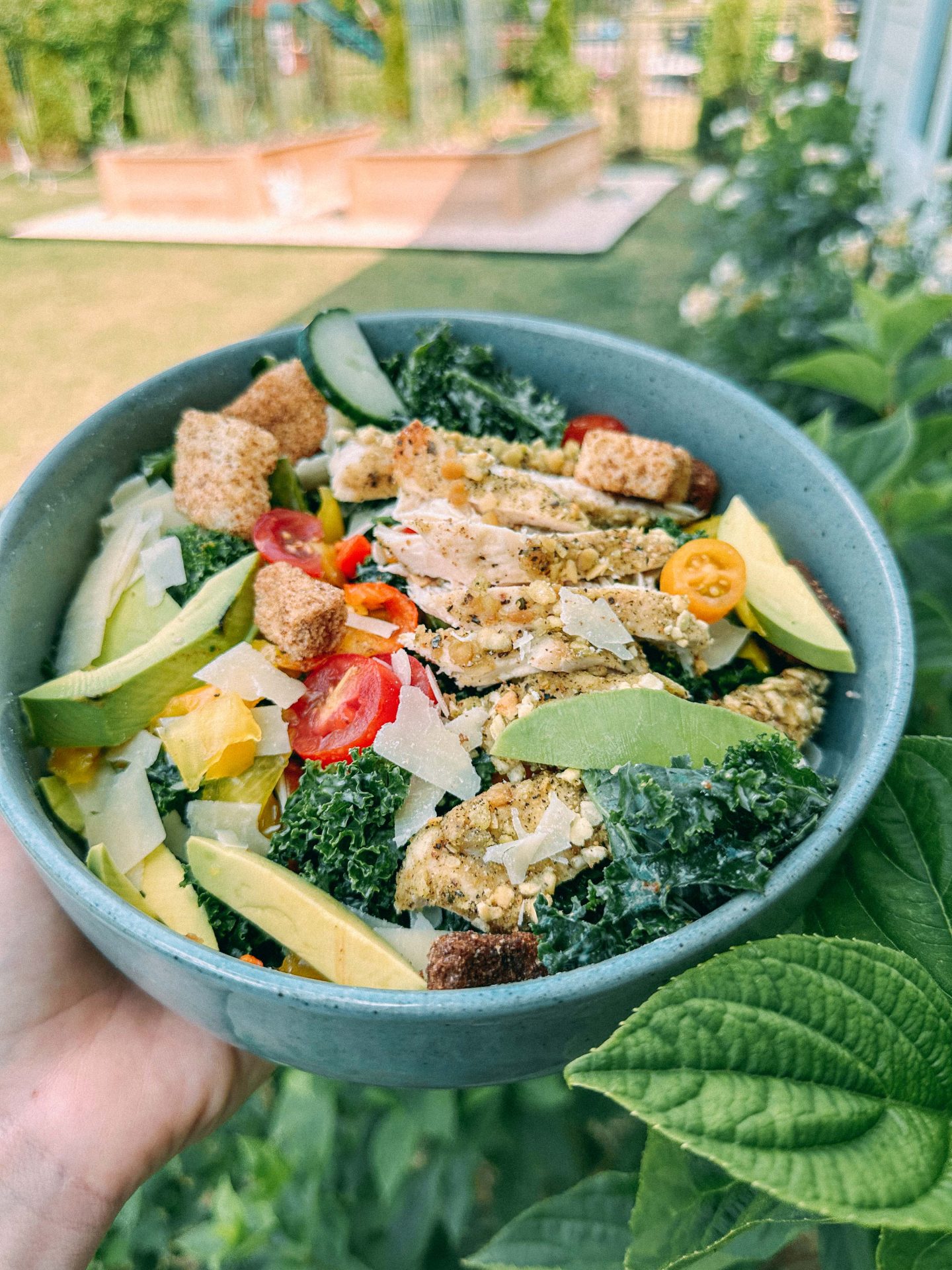 kale ceasar salad